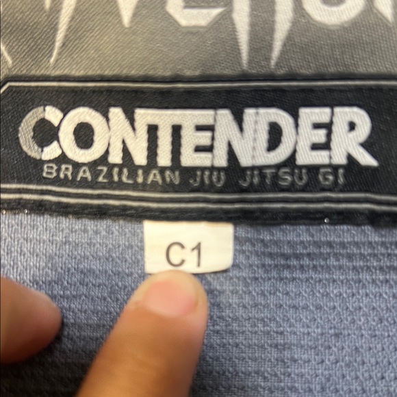 Venum Contender Brazilian Jiu-Jitsu Gi Size C1 Youth Gray Jacket Only BJJ - Picture 6 of 9